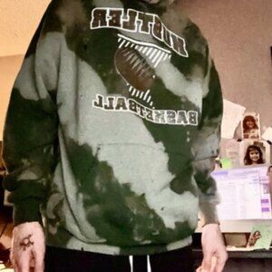 rare camouflaged hoodie men’s xl -xxl oversized boxy fit unisex camo handmade